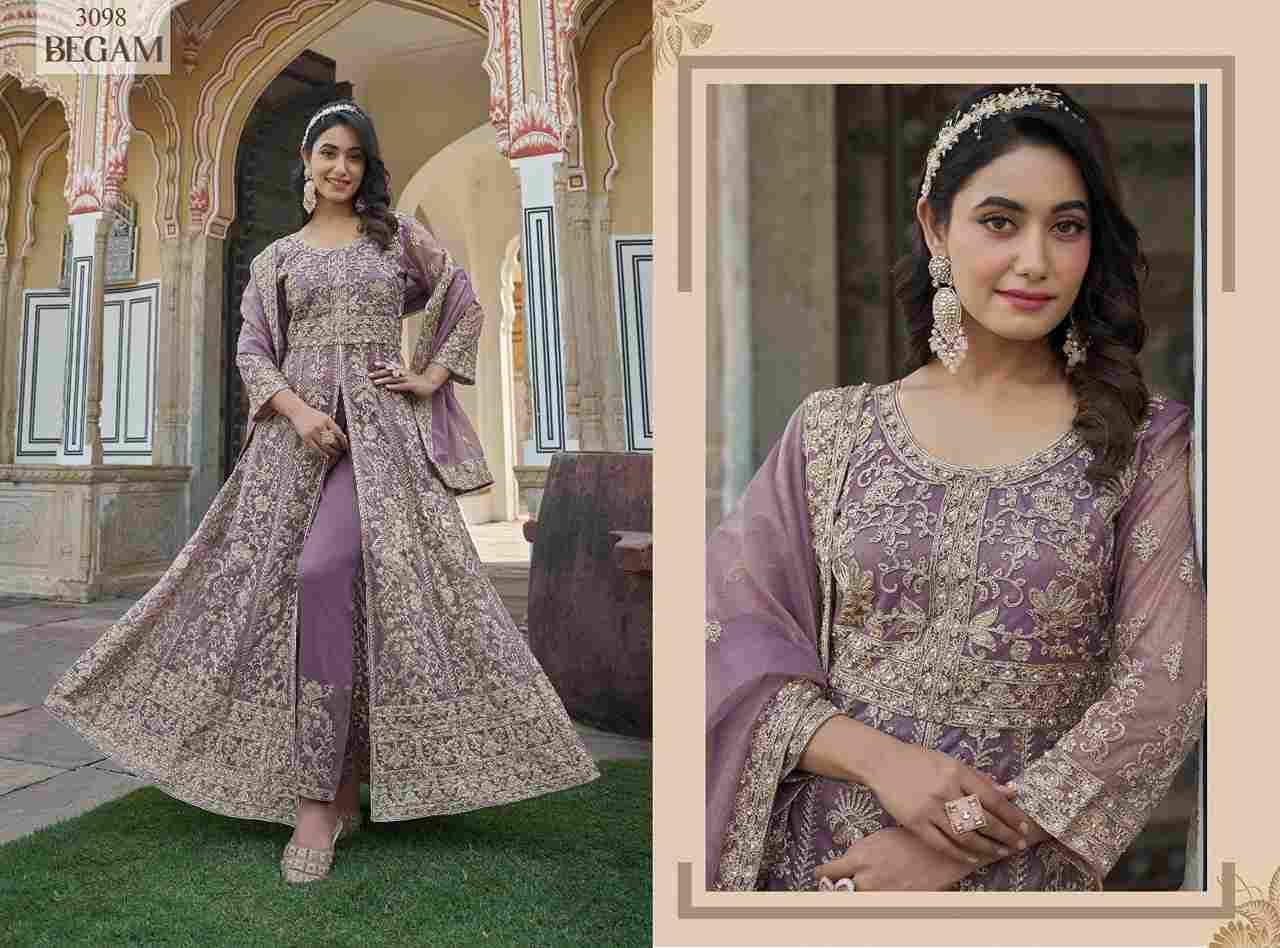 Begam By Senhora Dresses 3098 To 4000 Series Beautiful Stylish Festive Suits Fancy Colorful Casual Wear & Ethnic Wear & Ready To Wear Pure Net Dresses At Wholesale Price