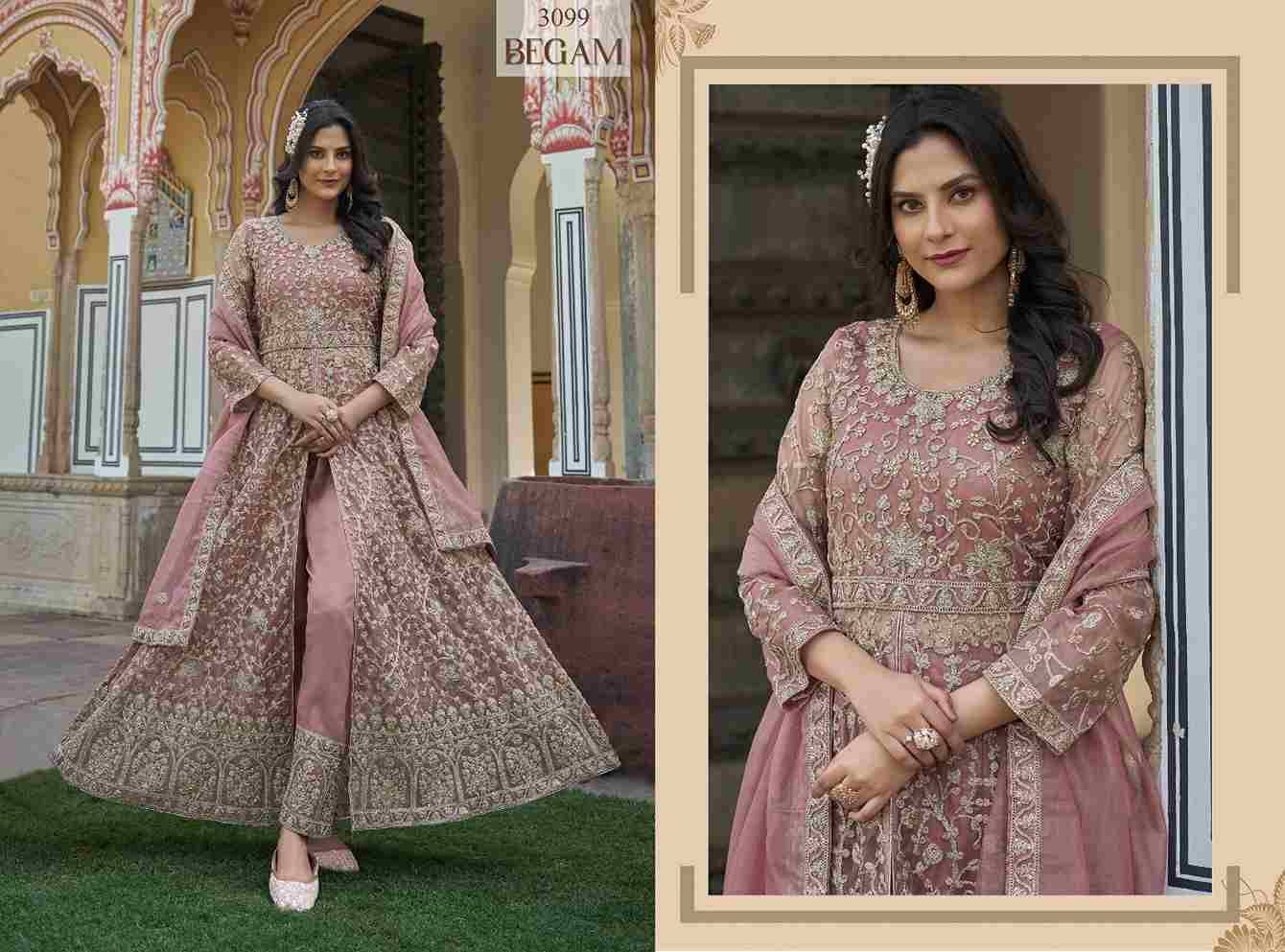 Begam By Senhora Dresses 3098 To 4000 Series Beautiful Stylish Festive Suits Fancy Colorful Casual Wear & Ethnic Wear & Ready To Wear Pure Net Dresses At Wholesale Price