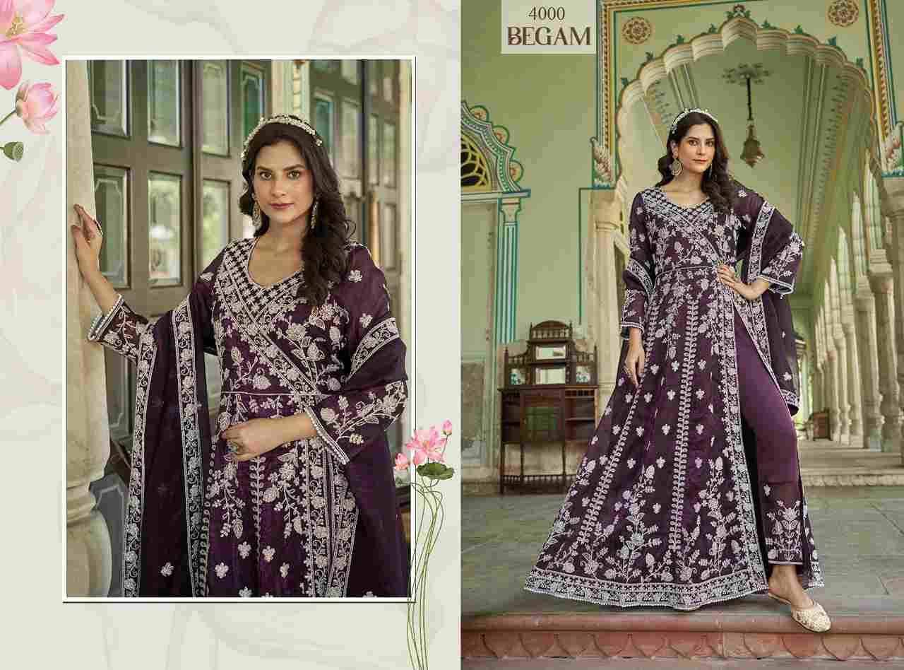 Begam By Senhora Dresses 3098 To 4000 Series Beautiful Stylish Festive Suits Fancy Colorful Casual Wear & Ethnic Wear & Ready To Wear Pure Net Dresses At Wholesale Price