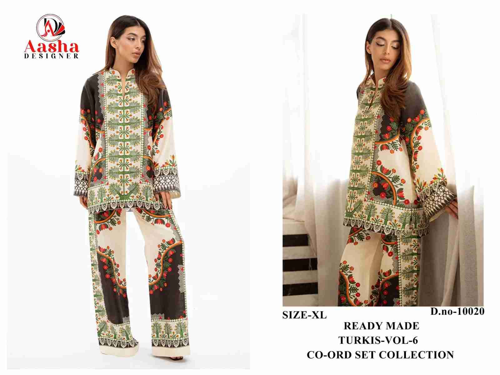 Turkis Vol-6 By Aasha Designer 10020 To 10023 Series Designer Stylish Fancy Colorful Beautiful Casual Wear & Ethnic Wear Modal Satin Co-Ords At Wholesale Price