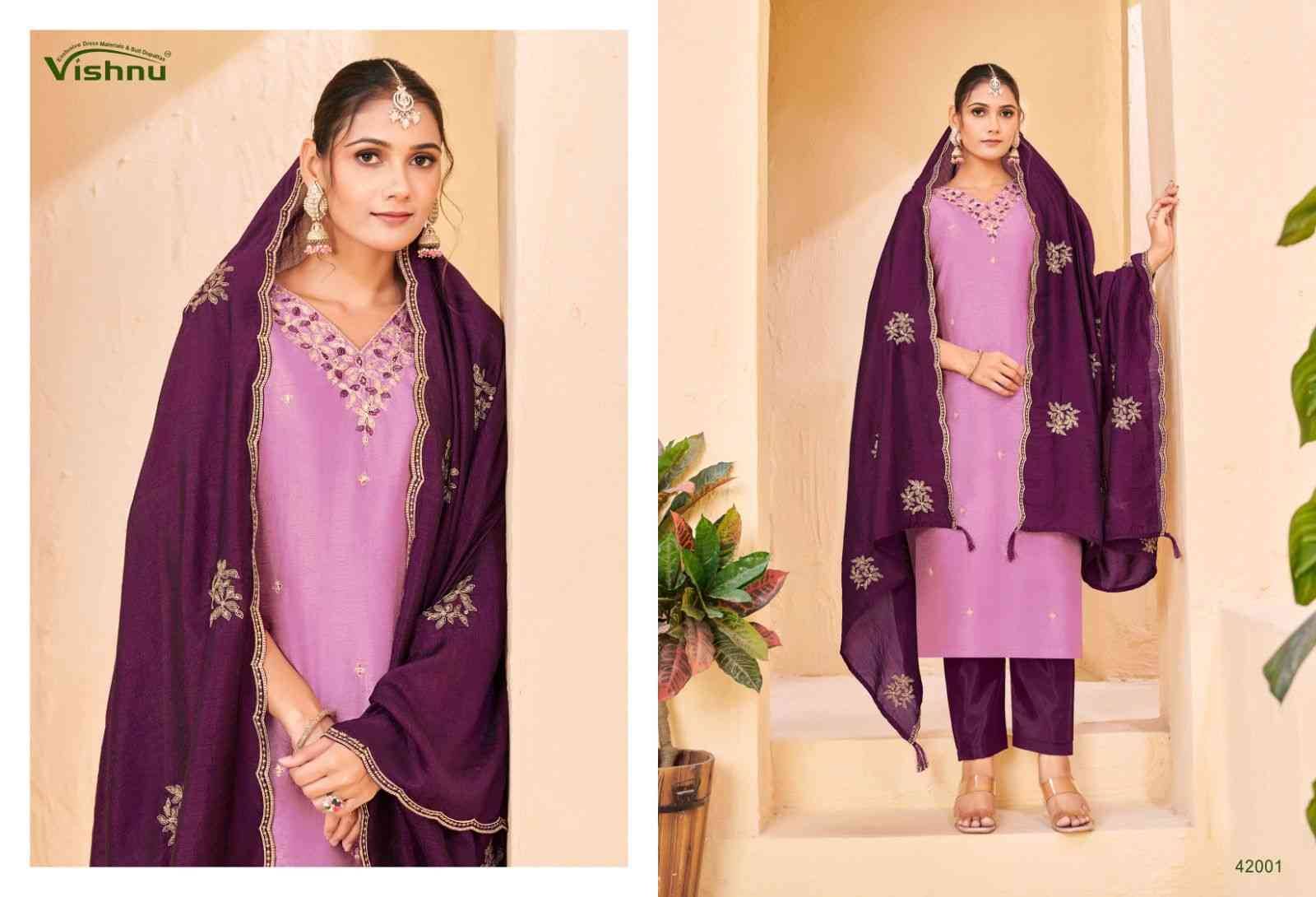 Khatoon By Vishnu 42001 To 42010 Series Beautiful Stylish Festive Suits Fancy Colorful Casual Wear & Ethnic Wear & Ready To Wear Silk Dresses At Wholesale Price