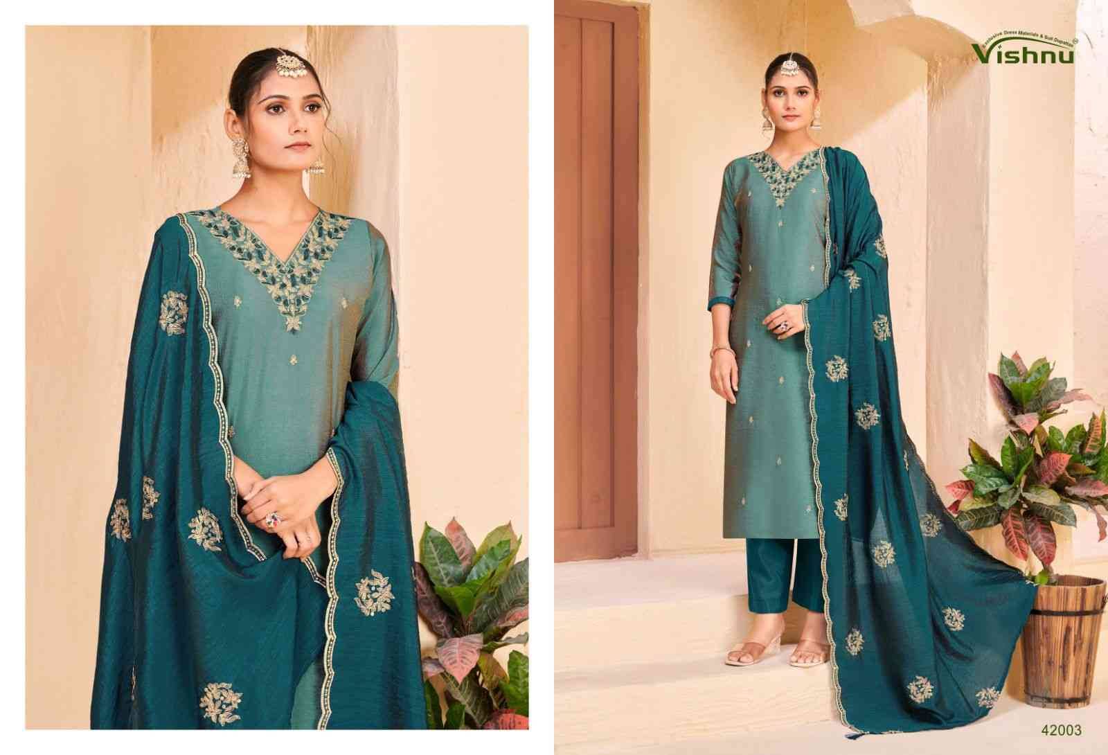 Khatoon By Vishnu 42001 To 42010 Series Beautiful Stylish Festive Suits Fancy Colorful Casual Wear & Ethnic Wear & Ready To Wear Silk Dresses At Wholesale Price