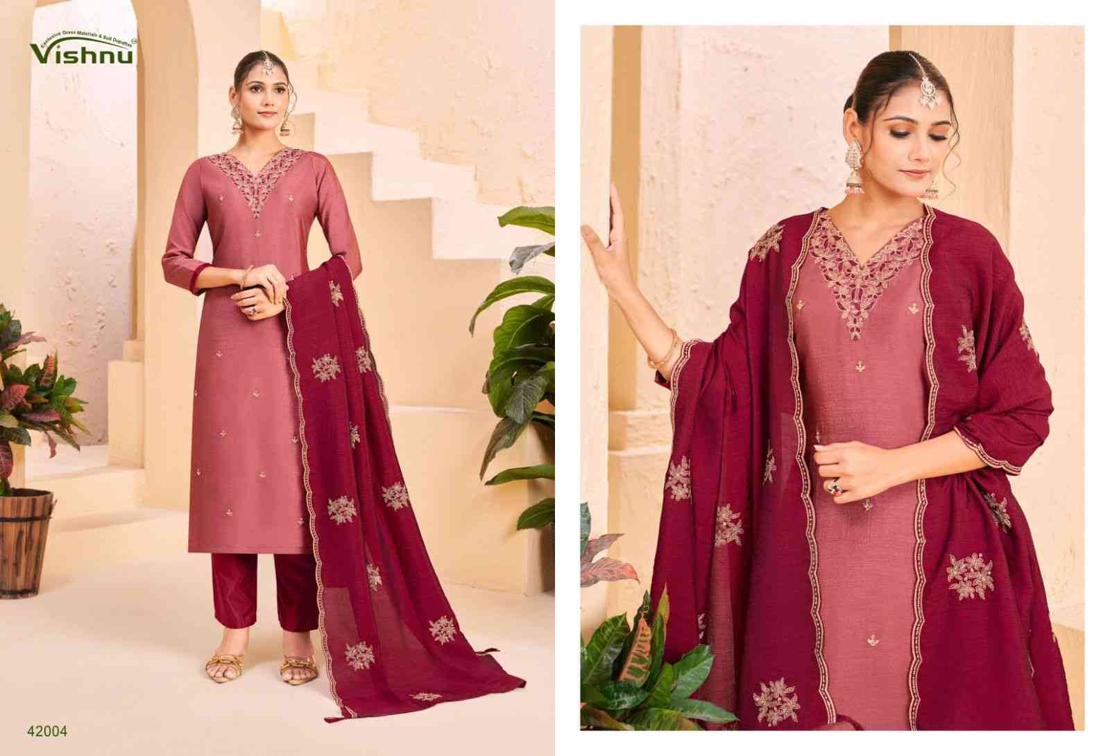 Khatoon By Vishnu 42001 To 42010 Series Beautiful Stylish Festive Suits Fancy Colorful Casual Wear & Ethnic Wear & Ready To Wear Silk Dresses At Wholesale Price