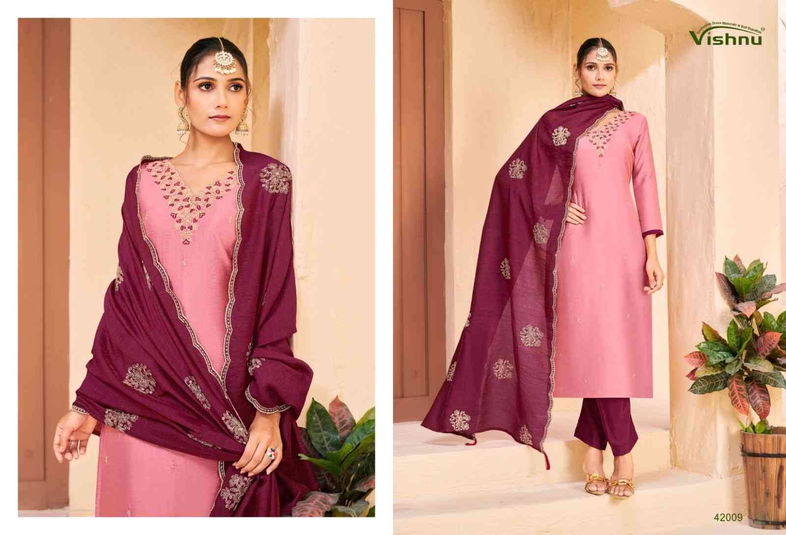 Khatoon By Vishnu 42001 To 42010 Series Beautiful Stylish Festive Suits Fancy Colorful Casual Wear & Ethnic Wear & Ready To Wear Silk Dresses At Wholesale Price