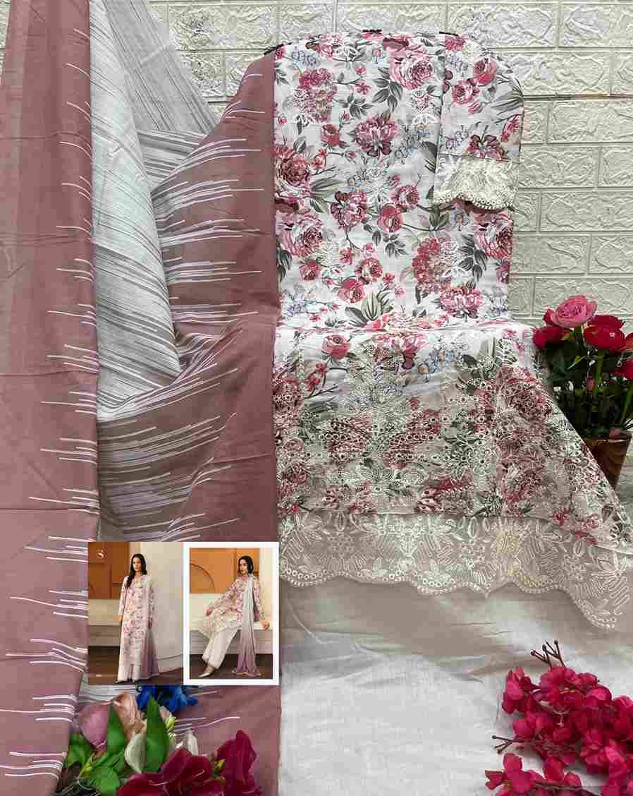 Afrozeh Lawn-25 By Deepsy Suits 1321 To 1328 Series Pakistani Stylish Beautiful Colourful Printed & Embroidered Party Wear & Occasional Wear Pure Cotton Dresses At Wholesale Price