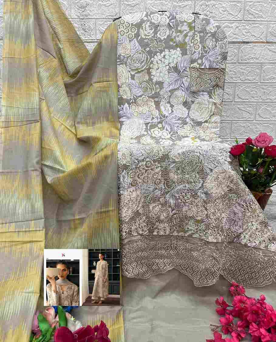 Afrozeh Lawn-25 By Deepsy Suits 1321 To 1328 Series Pakistani Stylish Beautiful Colourful Printed & Embroidered Party Wear & Occasional Wear Pure Cotton Dresses At Wholesale Price