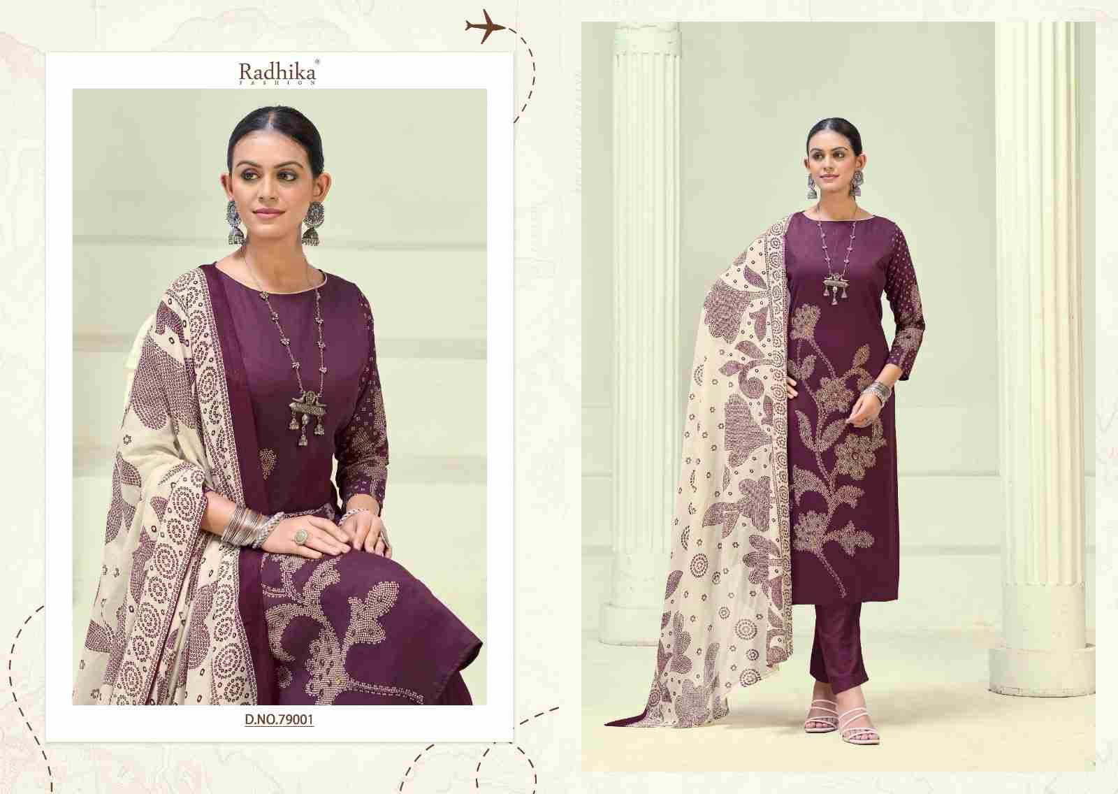 Jivika Vol-5 By Azara 79001 To 79004 Series Beautiful Stylish Festive Suits Fancy Colorful Casual Wear & Ethnic Wear & Ready To Wear Jam Cotton Print Dresses At Wholesale Price