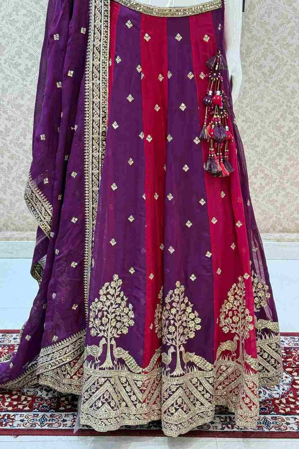 Sf-1056 By Fashid Wholesale Wear Collection Beautiful Stylish Colorful Fancy Party Wear & Occasional Wear Faux Georgette Lehengas At Wholesale Price
