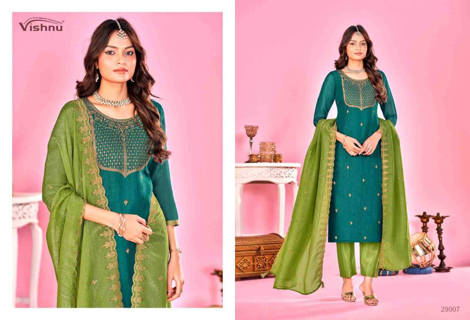 Sarista Vol-2 By Vishnu 29001 To 29010 Series Beautiful Stylish Festive Suits Fancy Colorful Casual Wear & Ethnic Wear & Ready To Wear Crunchey Silk Dresses At Wholesale Price