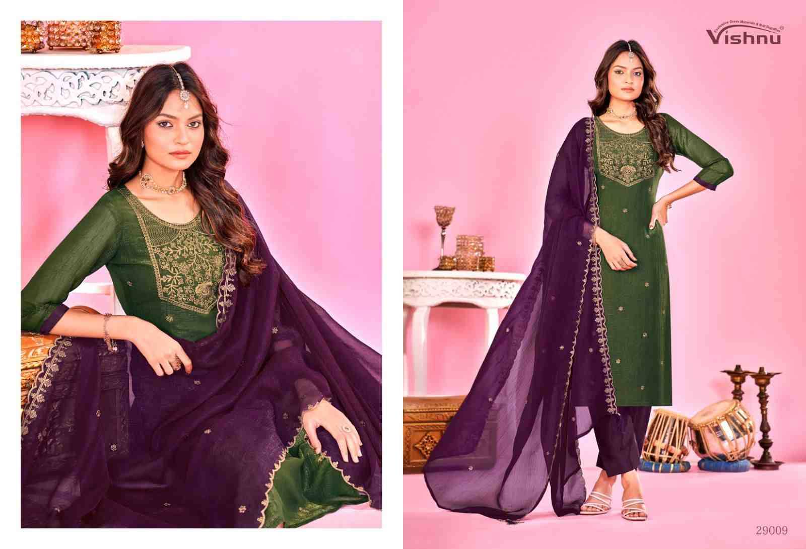 Sarista Vol-2 By Vishnu 29001 To 29010 Series Beautiful Stylish Festive Suits Fancy Colorful Casual Wear & Ethnic Wear & Ready To Wear Crunchey Silk Dresses At Wholesale Price