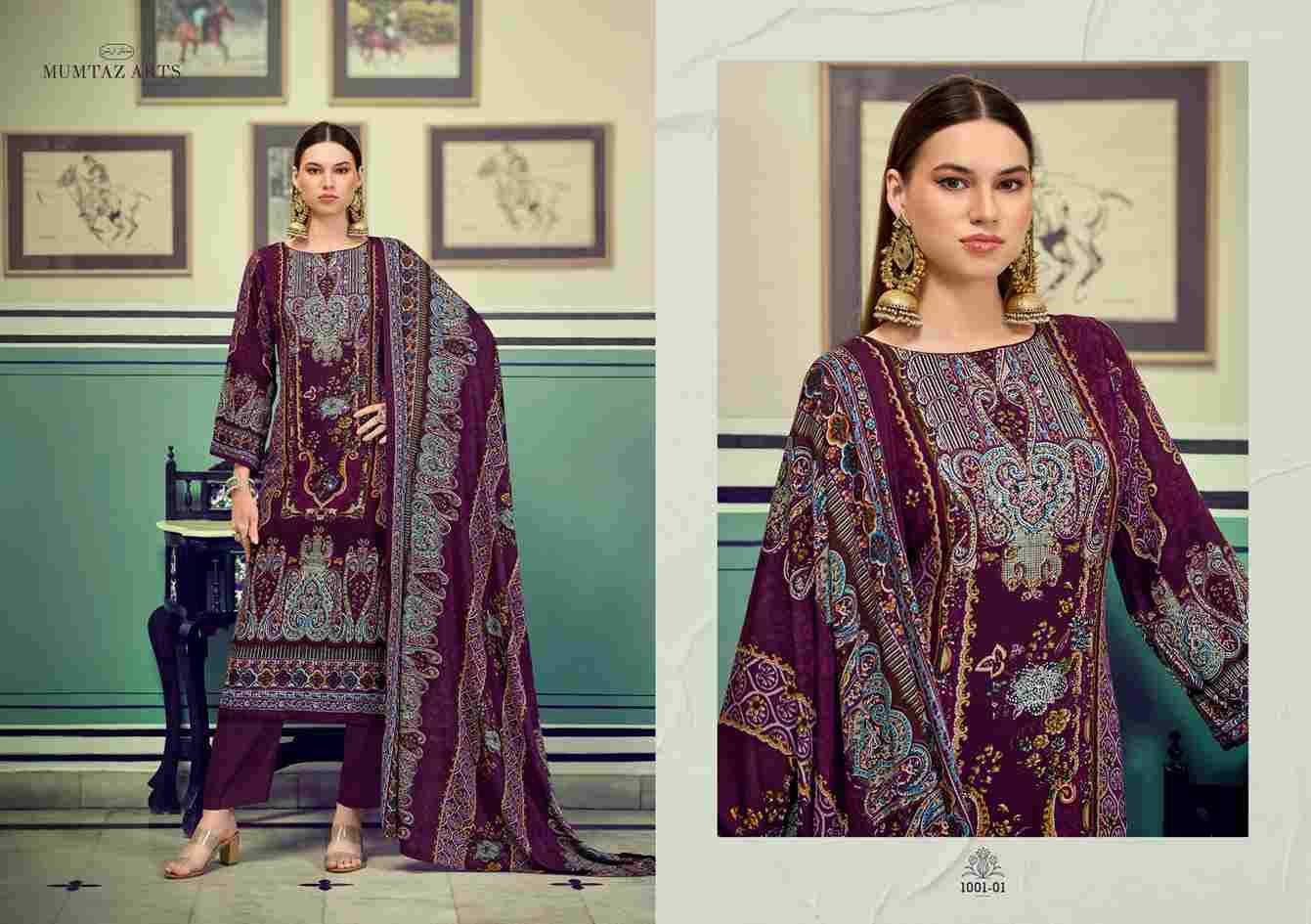 Sabyasachi Aayat Vol-1 By Mumtaz Arts 1001-01 To 1001-04 Series Beautiful Festive Suits Colorful Stylish Fancy Casual Wear & Ethnic Wear Pure Viscose Print With Work Dresses At Wholesale Price