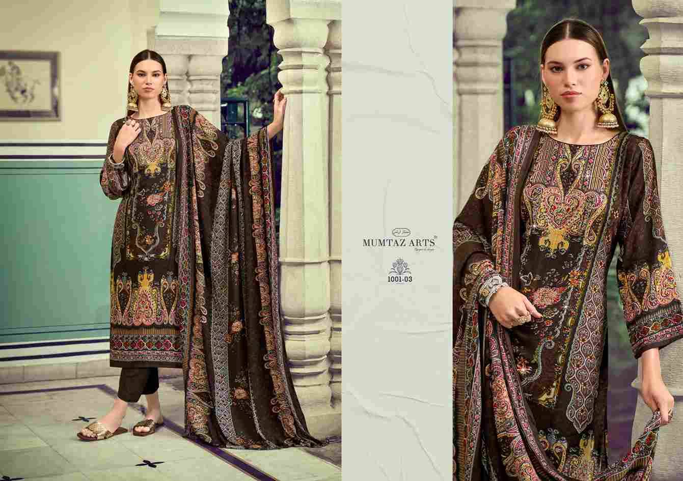 Sabyasachi Aayat Vol-1 By Mumtaz Arts 1001-01 To 1001-04 Series Beautiful Festive Suits Colorful Stylish Fancy Casual Wear & Ethnic Wear Pure Viscose Print With Work Dresses At Wholesale Price