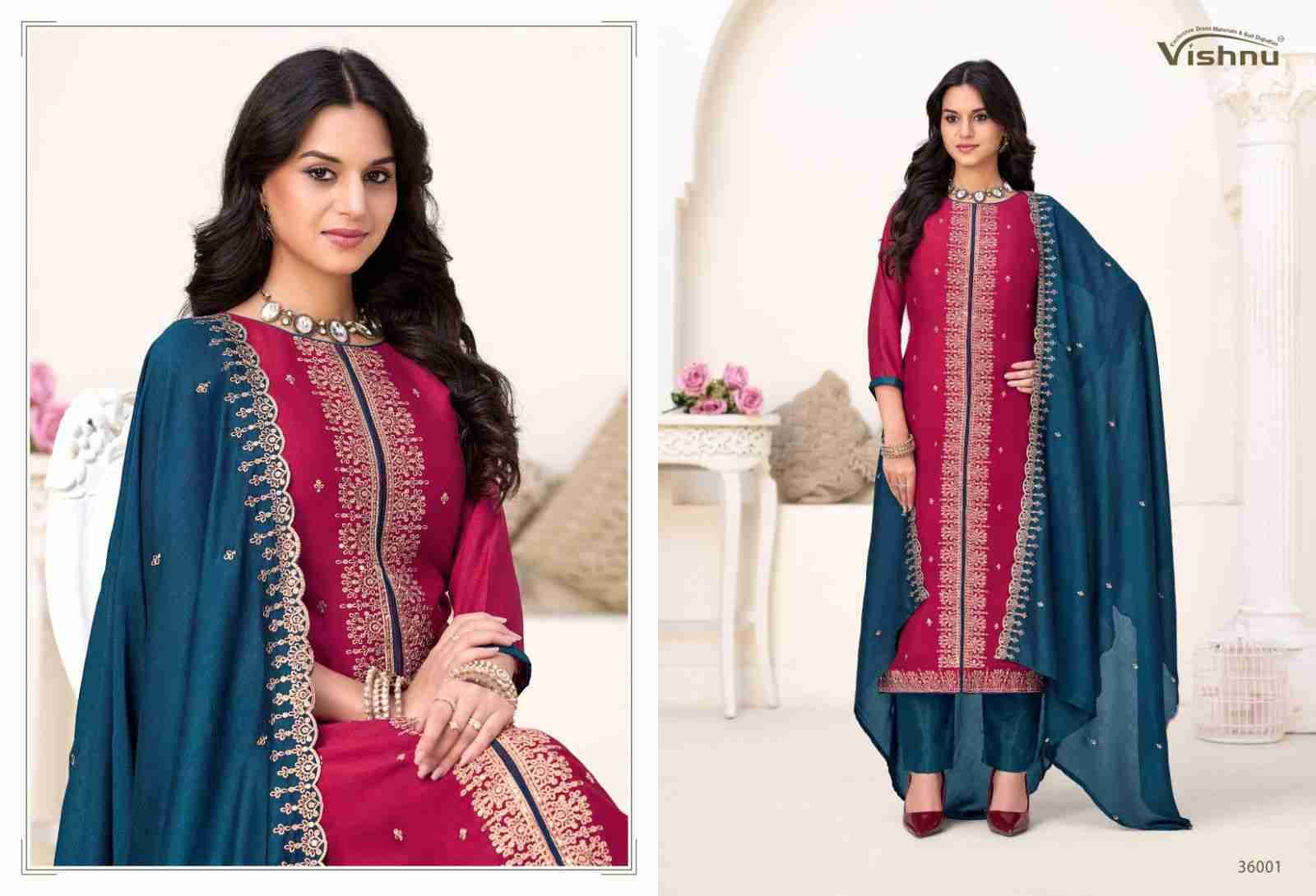 Inaayat Vol-2 By Vishnu 36001 To 36012 Series Beautiful Stylish Festive Suits Fancy Colorful Casual Wear & Ethnic Wear & Ready To Wear Vichitra Silk Dresses At Wholesale Price
