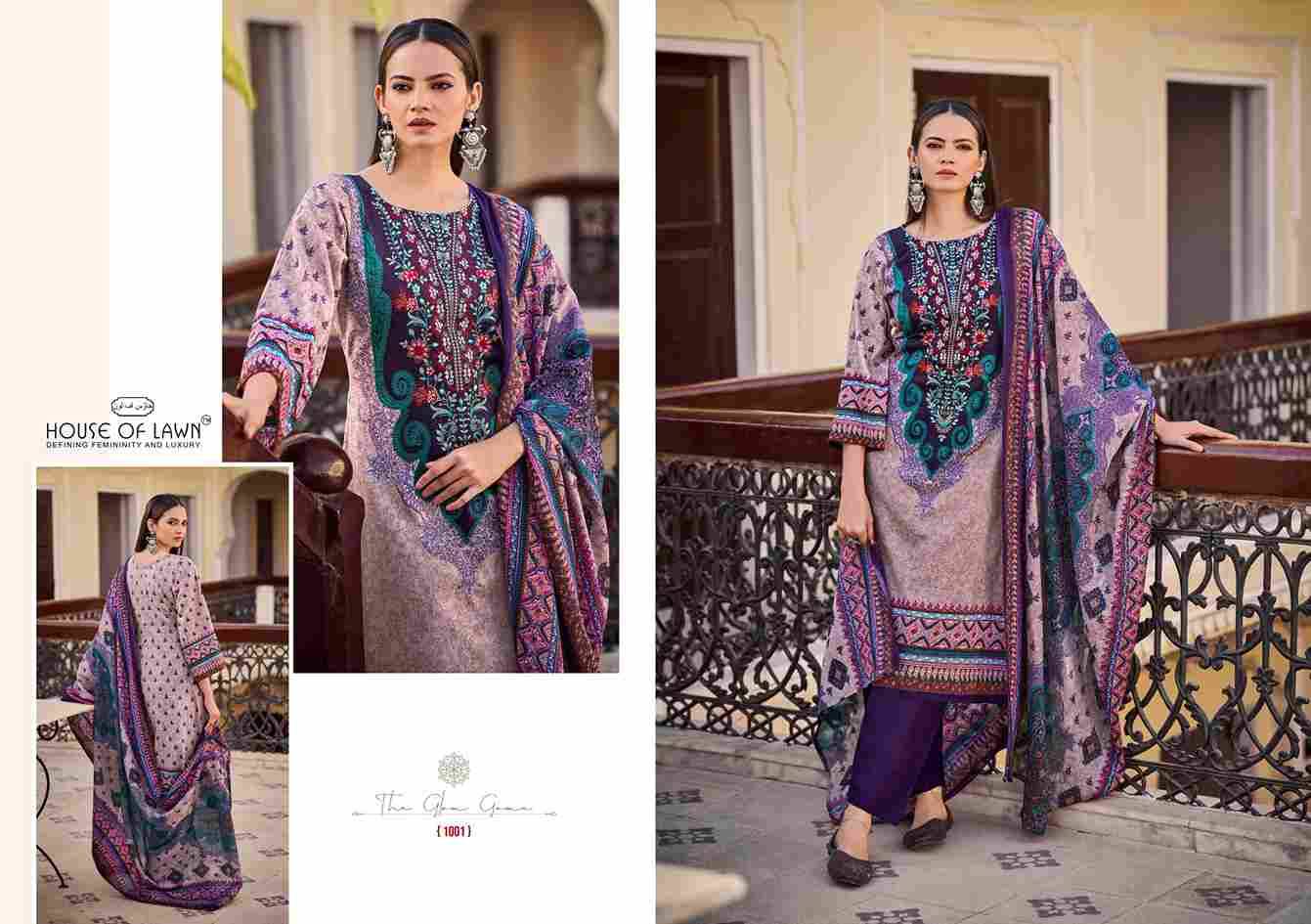 Nayra Vol-7 By House Of Lawn 1001 To 1008 Series Beautiful Festive Suits Stylish Fancy Colorful Casual Wear & Ethnic Wear Pure Cotton Print Dresses At Wholesale Price
