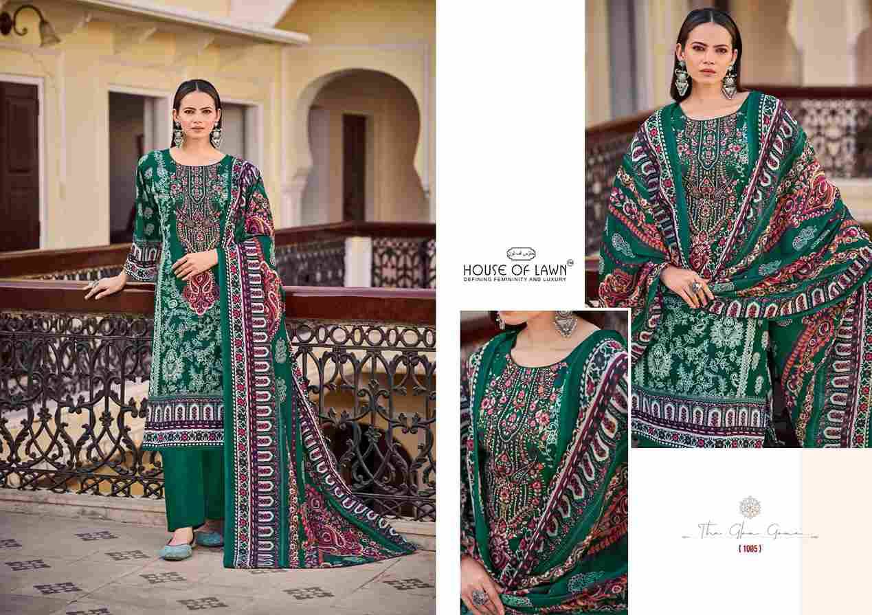 Nayra Vol-7 By House Of Lawn 1001 To 1008 Series Beautiful Festive Suits Stylish Fancy Colorful Casual Wear & Ethnic Wear Pure Cotton Print Dresses At Wholesale Price