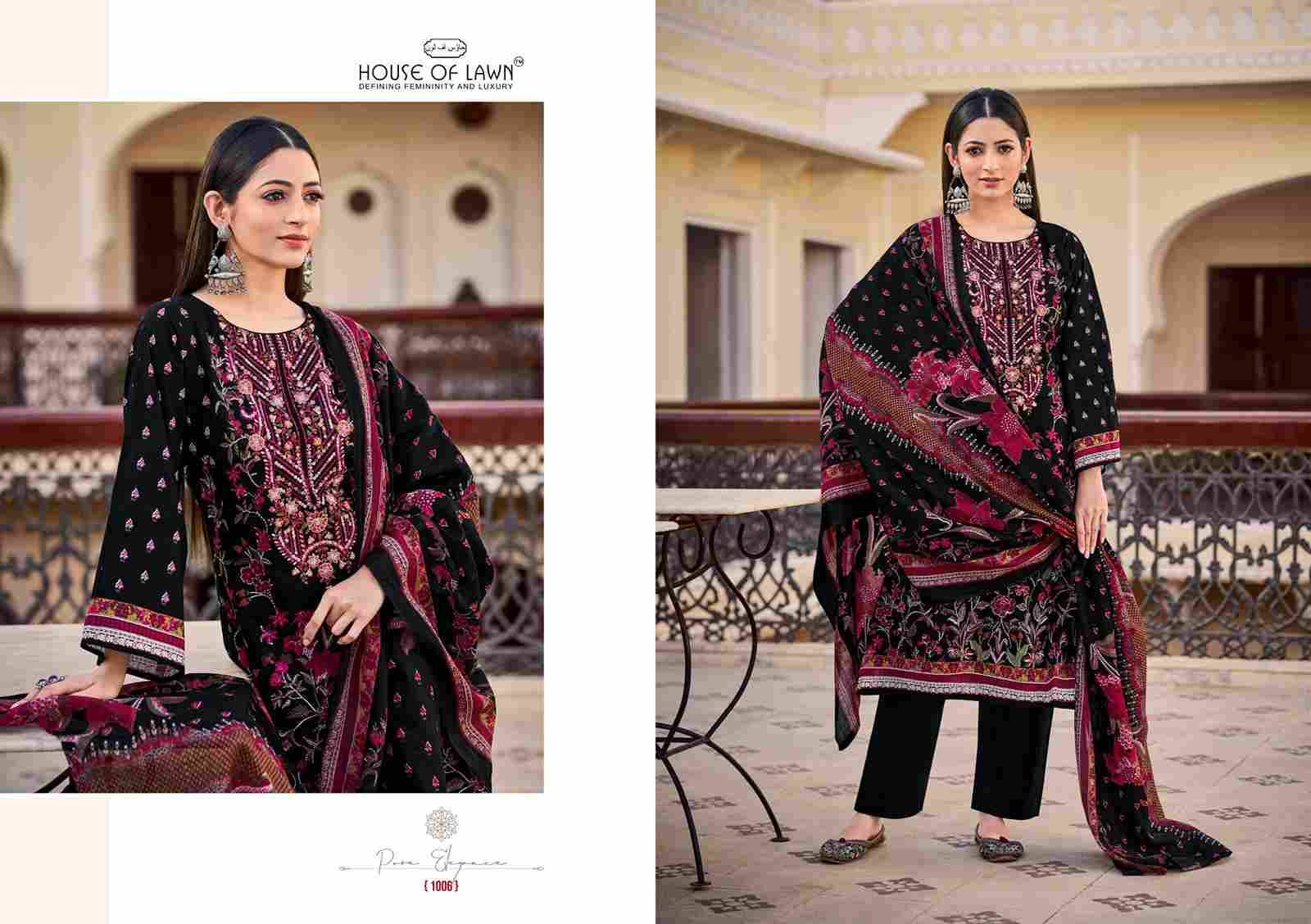 Nayra Vol-7 By House Of Lawn 1001 To 1008 Series Beautiful Festive Suits Stylish Fancy Colorful Casual Wear & Ethnic Wear Pure Cotton Print Dresses At Wholesale Price