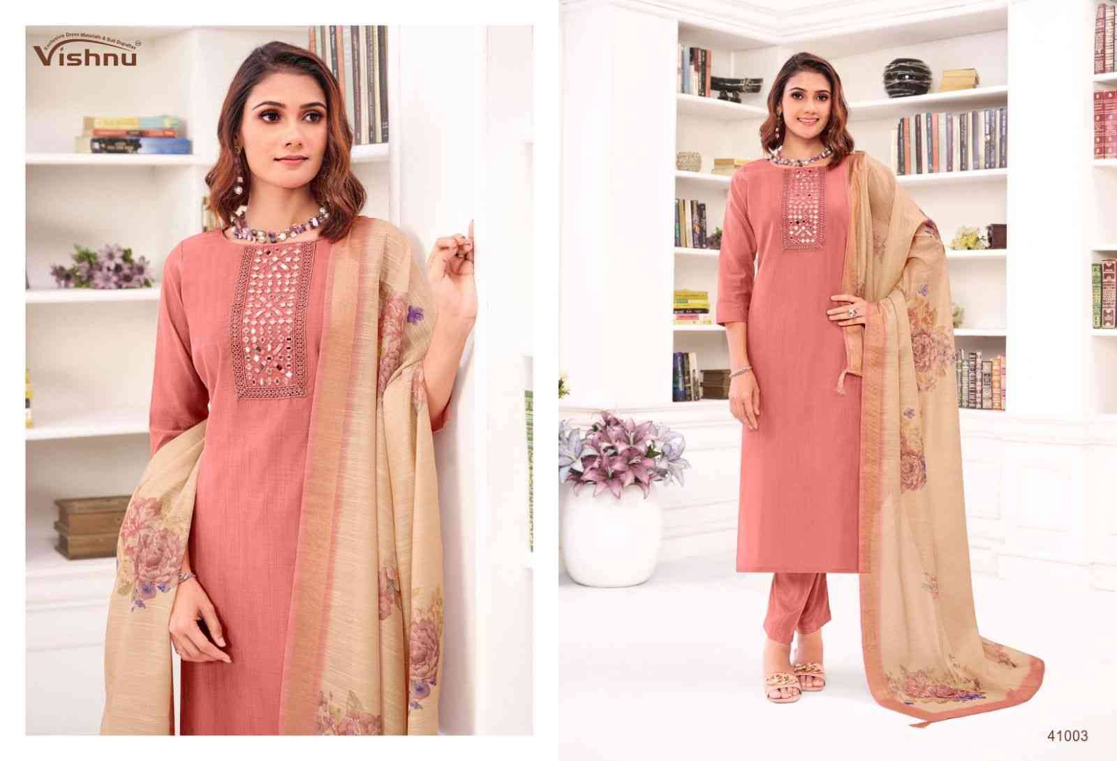 Varnika By Vishnu 41001 To 41012 Series Beautiful Stylish Festive Suits Fancy Colorful Casual Wear & Ethnic Wear & Ready To Wear Jamdani Silk Dresses At Wholesale Price