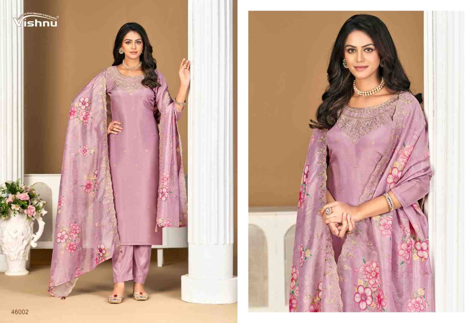 Sajada Vol-2 By Vishnu 46001 To 46012 Series Beautiful Stylish Festive Suits Fancy Colorful Casual Wear & Ethnic Wear & Ready To Wear Shimmer Dresses At Wholesale Price