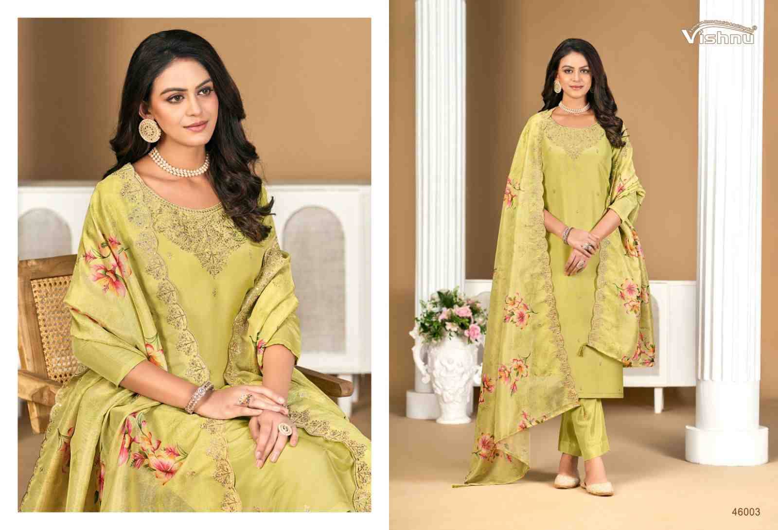 Sajada Vol-2 By Vishnu 46001 To 46012 Series Beautiful Stylish Festive Suits Fancy Colorful Casual Wear & Ethnic Wear & Ready To Wear Shimmer Dresses At Wholesale Price