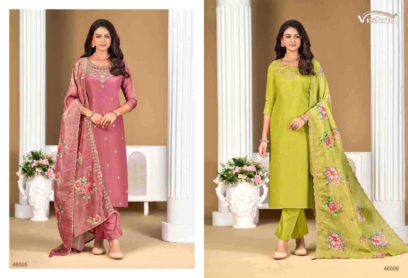 Sajada Vol-2 By Vishnu 46001 To 46012 Series Beautiful Stylish Festive Suits Fancy Colorful Casual Wear & Ethnic Wear & Ready To Wear Shimmer Dresses At Wholesale Price