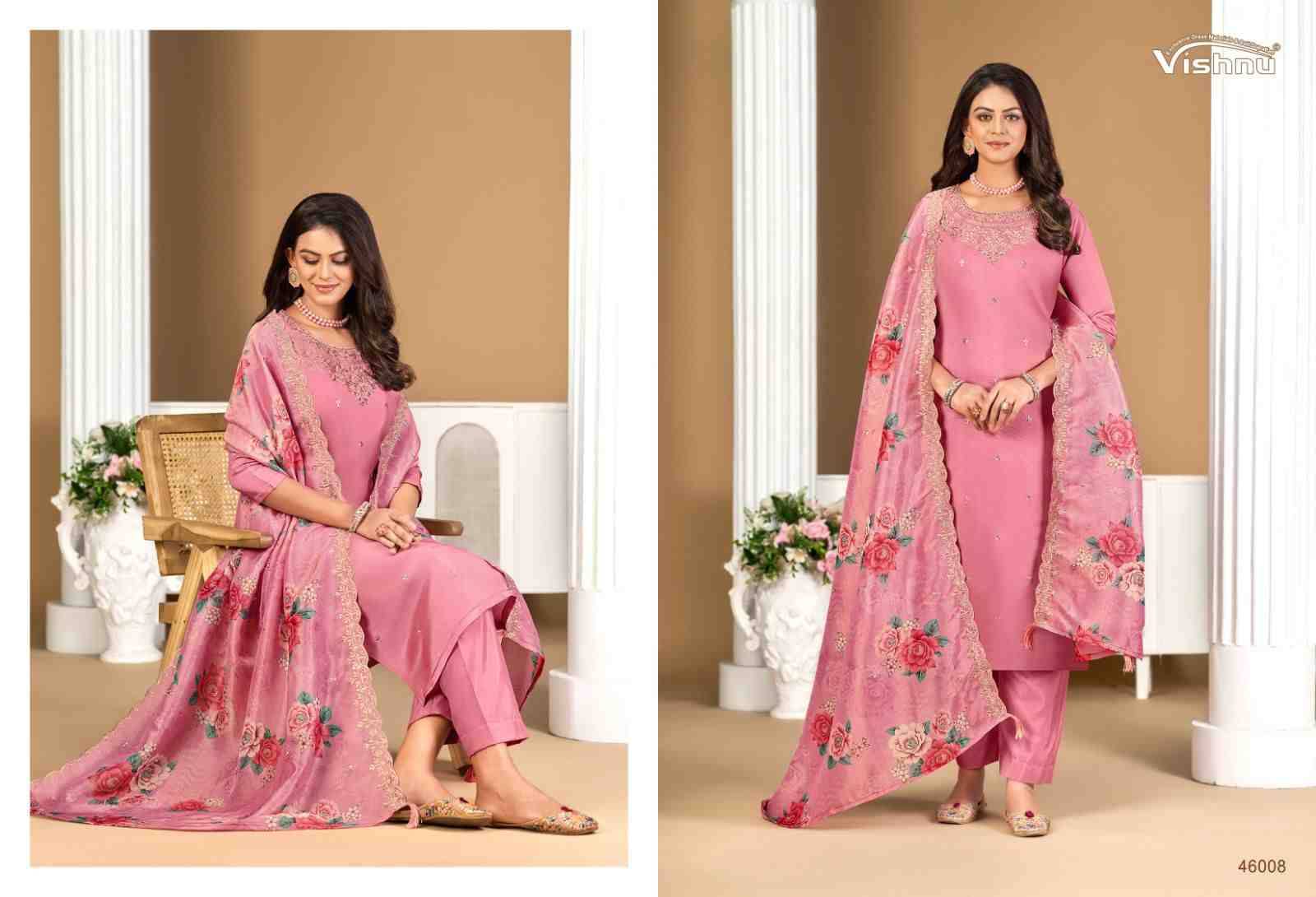 Sajada Vol-2 By Vishnu 46001 To 46012 Series Beautiful Stylish Festive Suits Fancy Colorful Casual Wear & Ethnic Wear & Ready To Wear Shimmer Dresses At Wholesale Price