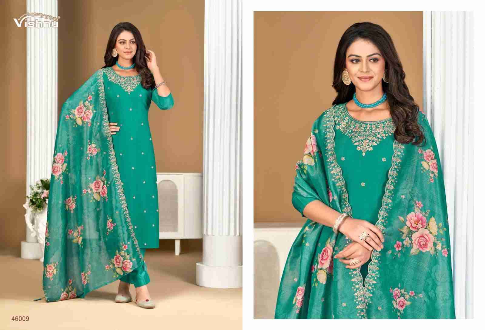 Sajada Vol-2 By Vishnu 46001 To 46012 Series Beautiful Stylish Festive Suits Fancy Colorful Casual Wear & Ethnic Wear & Ready To Wear Shimmer Dresses At Wholesale Price
