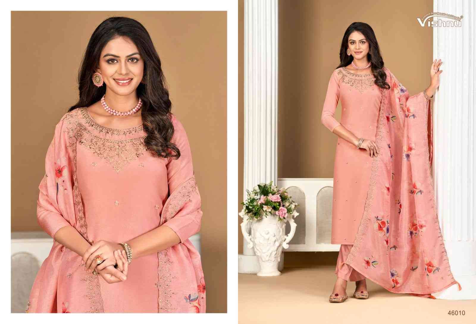 Sajada Vol-2 By Vishnu 46001 To 46012 Series Beautiful Stylish Festive Suits Fancy Colorful Casual Wear & Ethnic Wear & Ready To Wear Shimmer Dresses At Wholesale Price