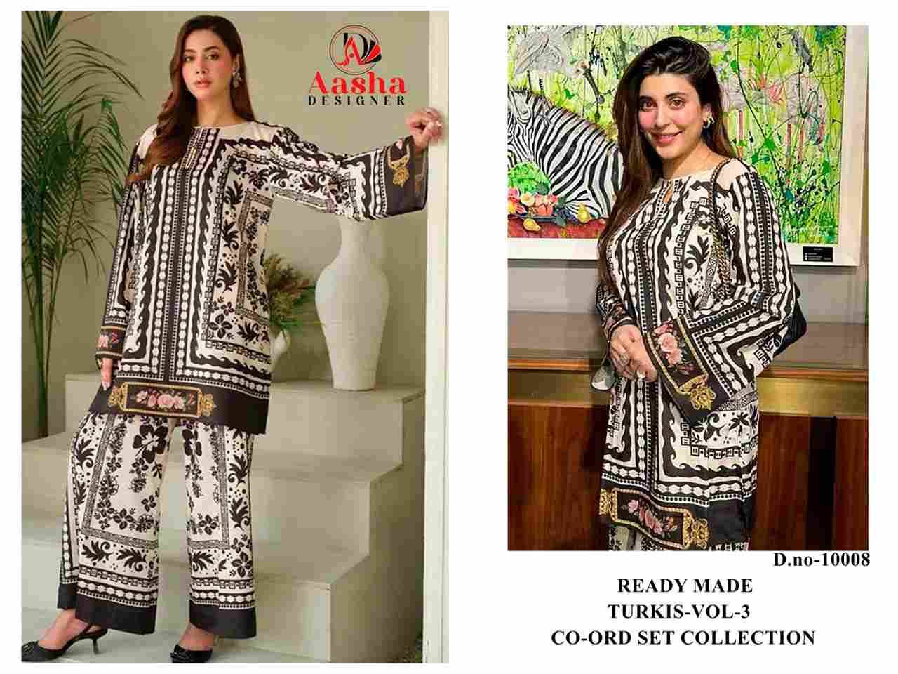 Turkis Vol-3 By Aasha Designer 10008 To 10011 Series Designer Stylish Fancy Colorful Beautiful Casual Wear & Ethnic Wear Modal Satin Co-Ords At Wholesale Price