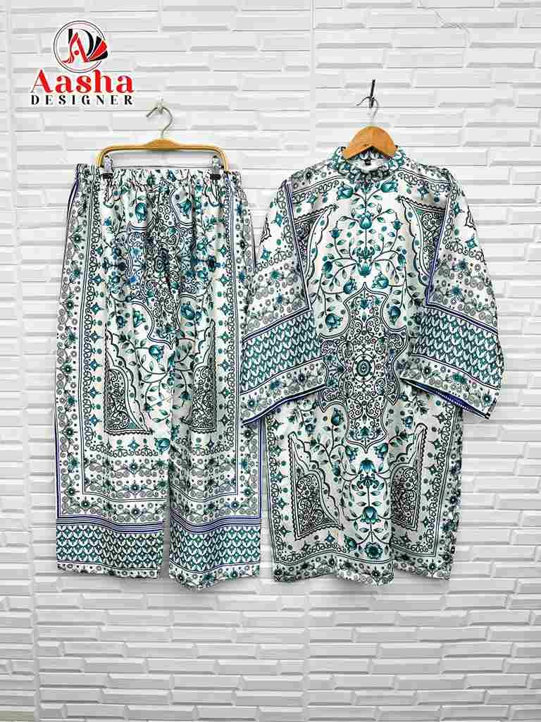 Turkis Vol-3 By Aasha Designer 10008 To 10011 Series Designer Stylish Fancy Colorful Beautiful Casual Wear & Ethnic Wear Modal Satin Co-Ords At Wholesale Price