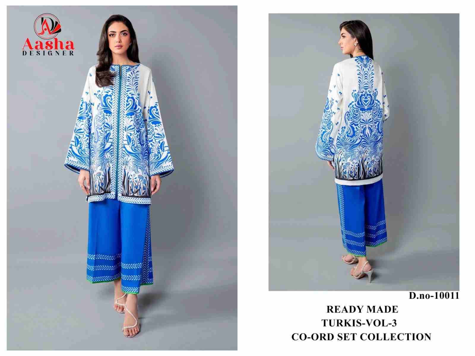 Turkis Vol-3 By Aasha Designer 10008 To 10011 Series Designer Stylish Fancy Colorful Beautiful Casual Wear & Ethnic Wear Modal Satin Co-Ords At Wholesale Price