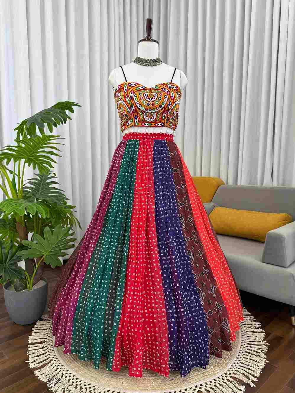 Sf-1061 By Fashid Wholesale Wear Collection Beautiful Stylish Colorful Fancy Party Wear & Occasional Wear Faux Georgette Lehengas At Wholesale Price