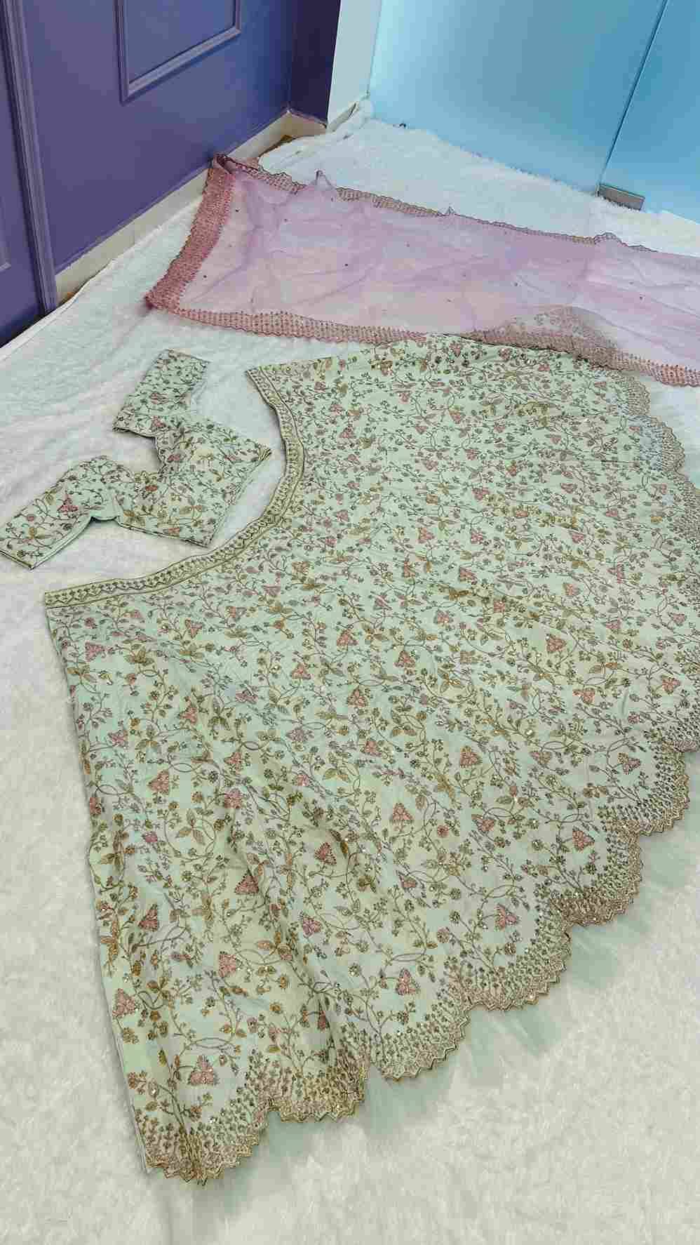 Sf-1063 By Fashid Wholesale Wear Collection Beautiful Stylish Colorful Fancy Party Wear & Occasional Wear Mulberry Silk Lehengas At Wholesale Price