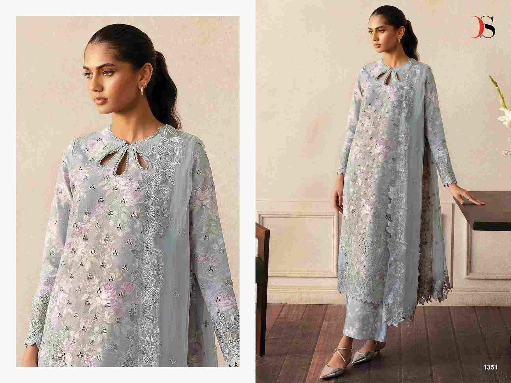 Rungrez Chikankari By Deepsy Suits 1351 To 1356 Series Pakistani Stylish Beautiful Colourful Printed & Embroidered Party Wear & Occasional Wear Pure Cotton Dresses At Wholesale Price