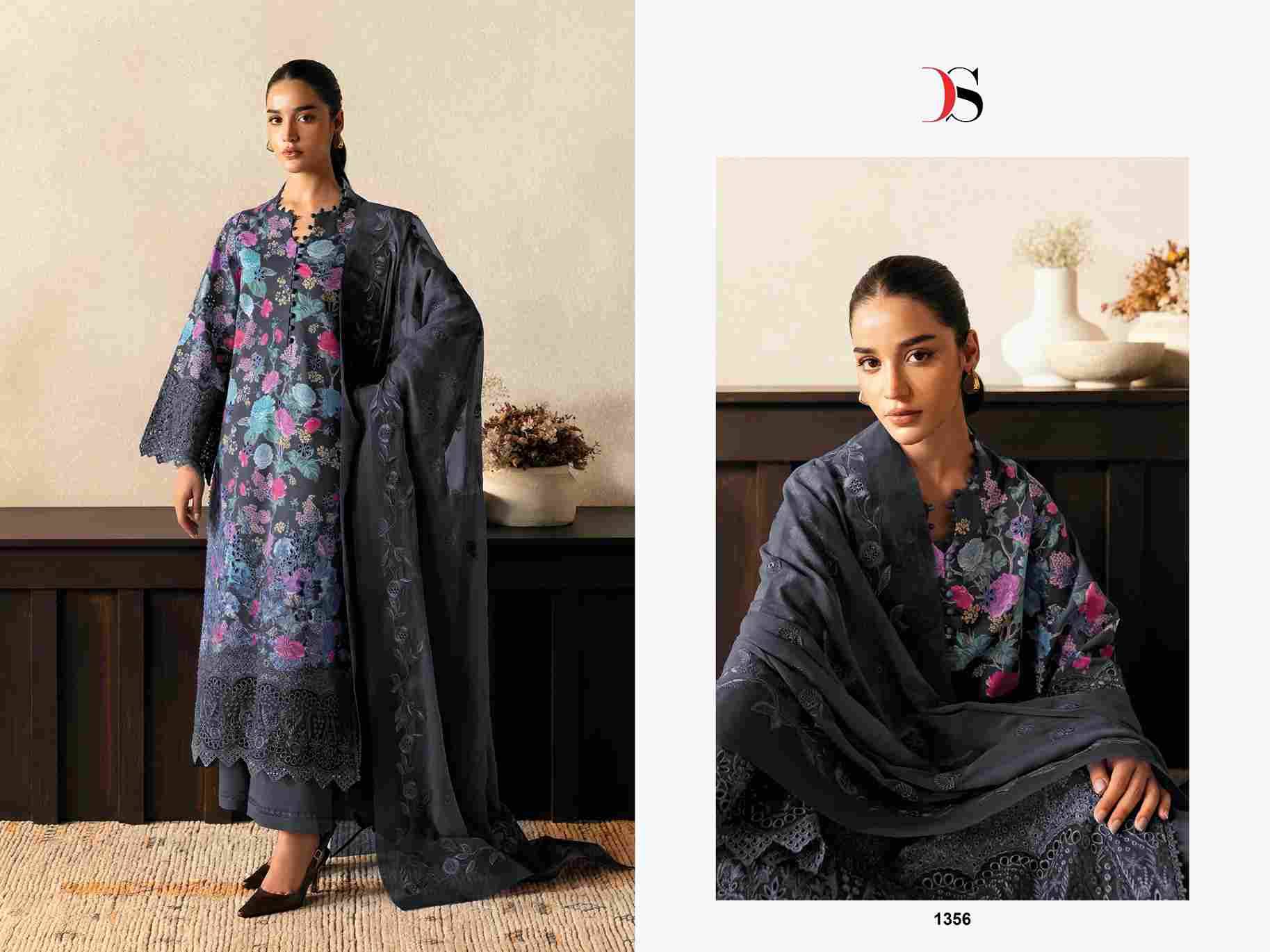 Rungrez Chikankari By Deepsy Suits 1351 To 1356 Series Pakistani Stylish Beautiful Colourful Printed & Embroidered Party Wear & Occasional Wear Pure Cotton Dresses At Wholesale Price