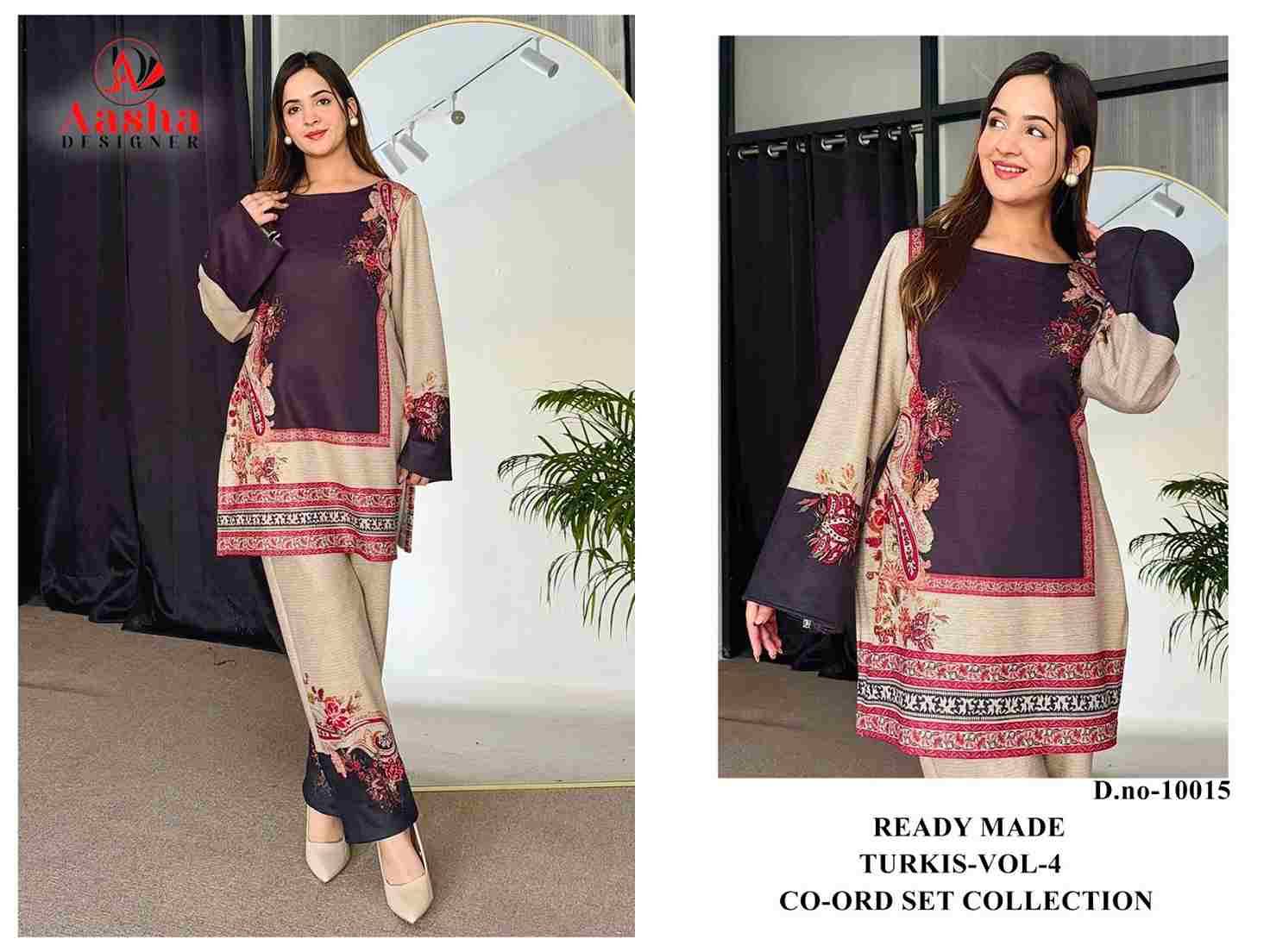 Turkis Vol-4 By Aasha Designer 10012 To 10015 Series Designer Stylish Fancy Colorful Beautiful Casual Wear & Ethnic Wear Modal Satin Co-Ords At Wholesale Price