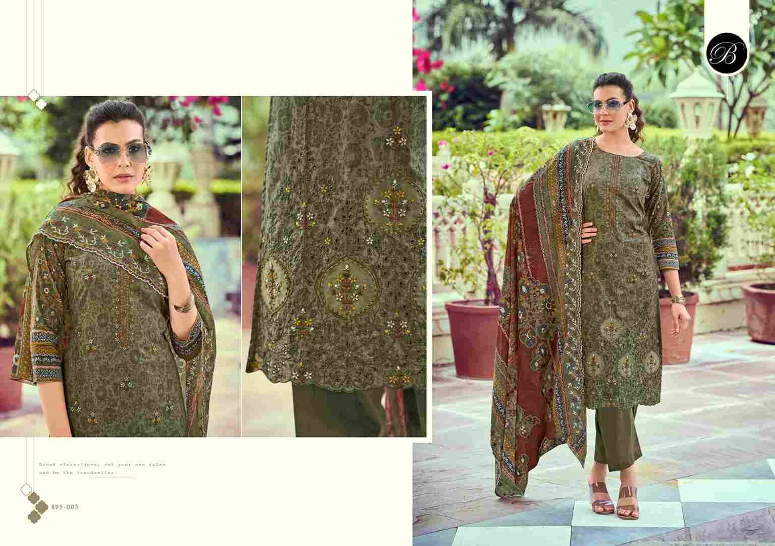 Aurelia By Belliza 895-001 To 895-006 Series Beautiful Festive Suits Stylish Fancy Colorful Casual Wear & Ethnic Wear Pure Cotton Dresses At Wholesale Price