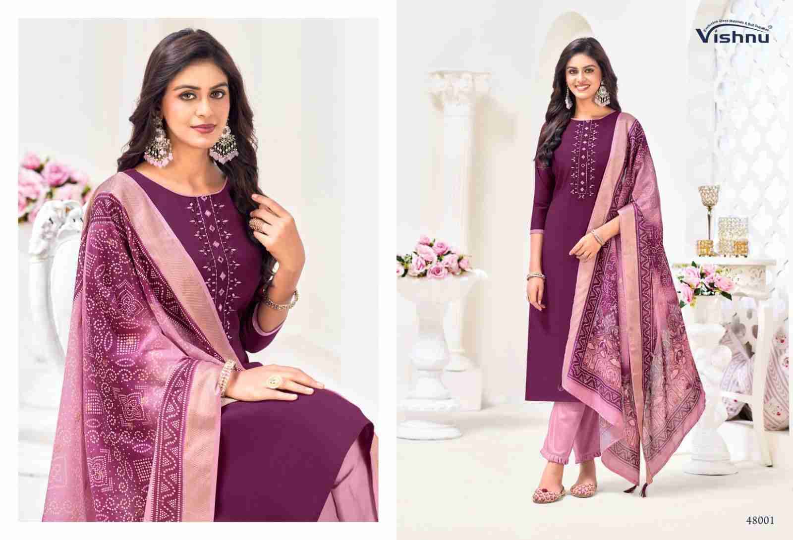 Alavira By Vishnu 48001 To 48012 Series Beautiful Stylish Festive Suits Fancy Colorful Casual Wear & Ethnic Wear & Ready To Wear Vatican Dresses At Wholesale Price