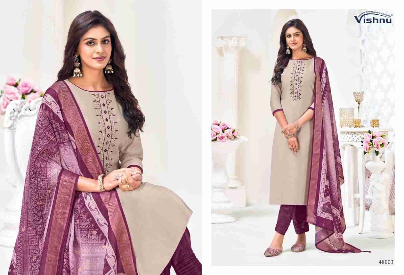 Alavira By Vishnu 48001 To 48012 Series Beautiful Stylish Festive Suits Fancy Colorful Casual Wear & Ethnic Wear & Ready To Wear Vatican Dresses At Wholesale Price