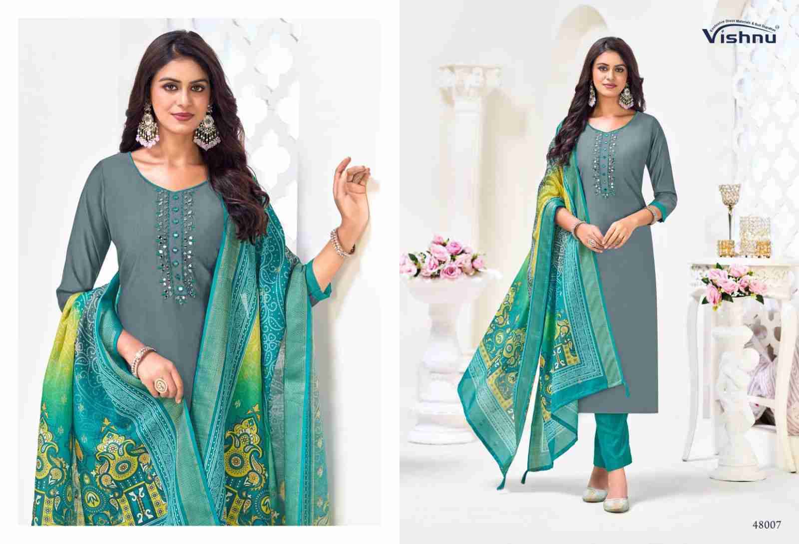 Alavira By Vishnu 48001 To 48012 Series Beautiful Stylish Festive Suits Fancy Colorful Casual Wear & Ethnic Wear & Ready To Wear Vatican Dresses At Wholesale Price