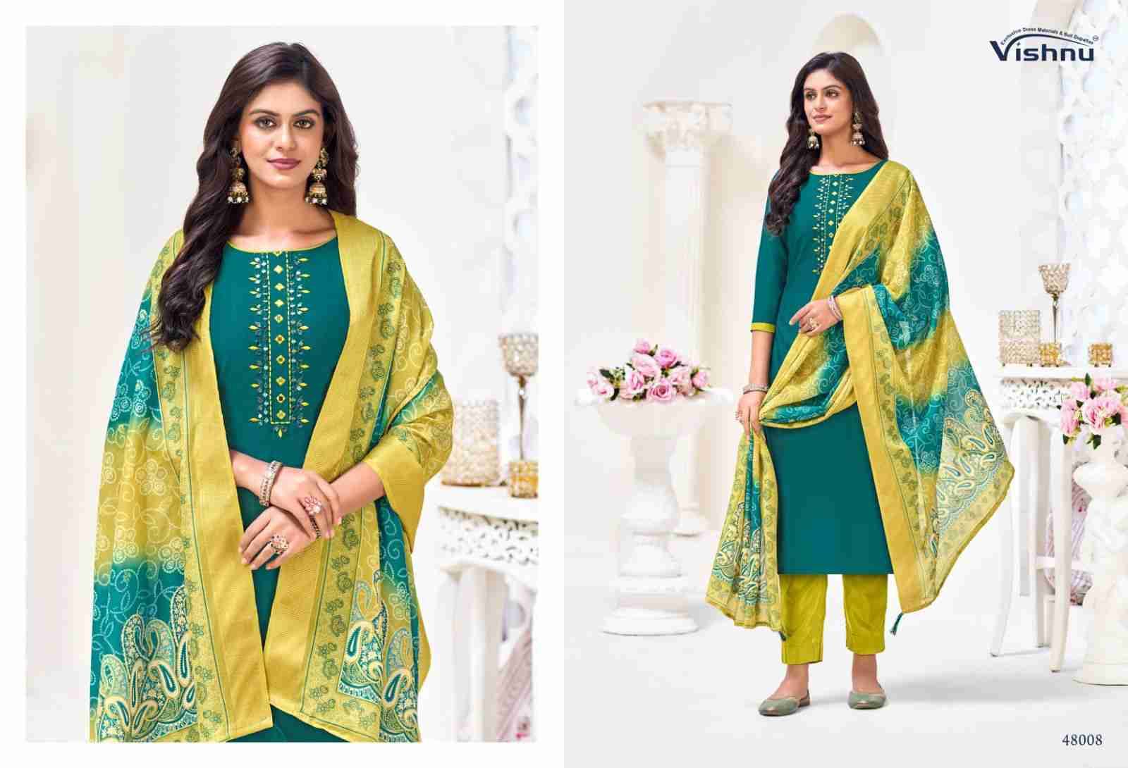 Alavira By Vishnu 48001 To 48012 Series Beautiful Stylish Festive Suits Fancy Colorful Casual Wear & Ethnic Wear & Ready To Wear Vatican Dresses At Wholesale Price