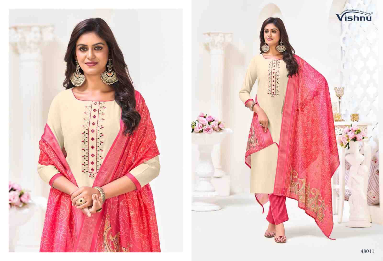 Alavira By Vishnu 48001 To 48012 Series Beautiful Stylish Festive Suits Fancy Colorful Casual Wear & Ethnic Wear & Ready To Wear Vatican Dresses At Wholesale Price