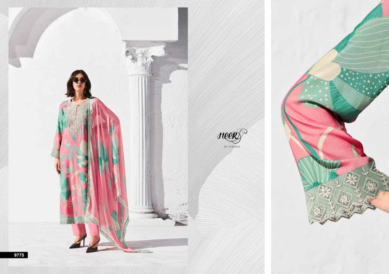 Attitude By Kimora Fashion 9771 To 9776 Series Designer Festive Suits Collection Beautiful Stylish Fancy Colorful Party Wear & Occasional Wear Pure Muslin Dresses At Wholesale Price