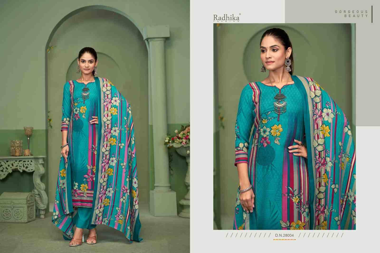 Mishba By Sumyra 28001 To 28004 Series Beautiful Festive Suits Stylish Fancy Colorful Casual Wear & Ethnic Wear Winter Queen Print Dresses At Wholesale Price