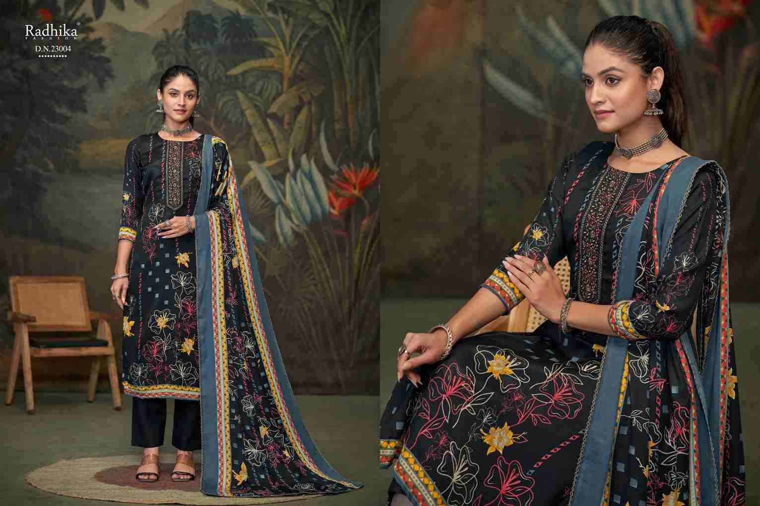 Simar By Sumyra 23001 To 23004 Series Beautiful Festive Suits Stylish Fancy Colorful Casual Wear & Ethnic Wear Pure Pashmina Print Dresses At Wholesale Price