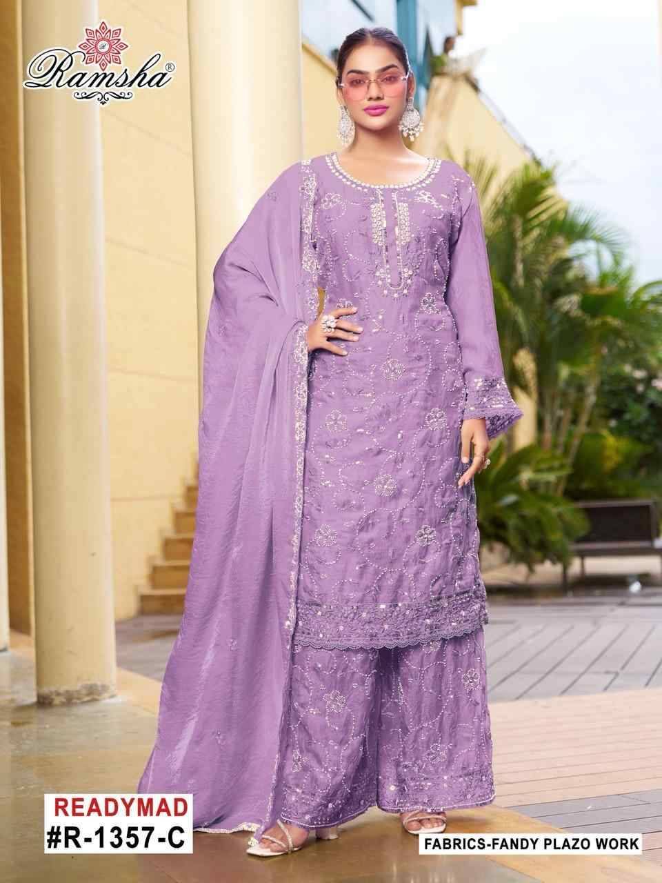 Ramsha 1357 Colours By Ramsha 1357-A To 1357-D Series Designer Pakistani Suits Beautiful Fancy Colorful Stylish Party Wear & Occasional Wear Fandy Embroidered Dresses At Wholesale Price