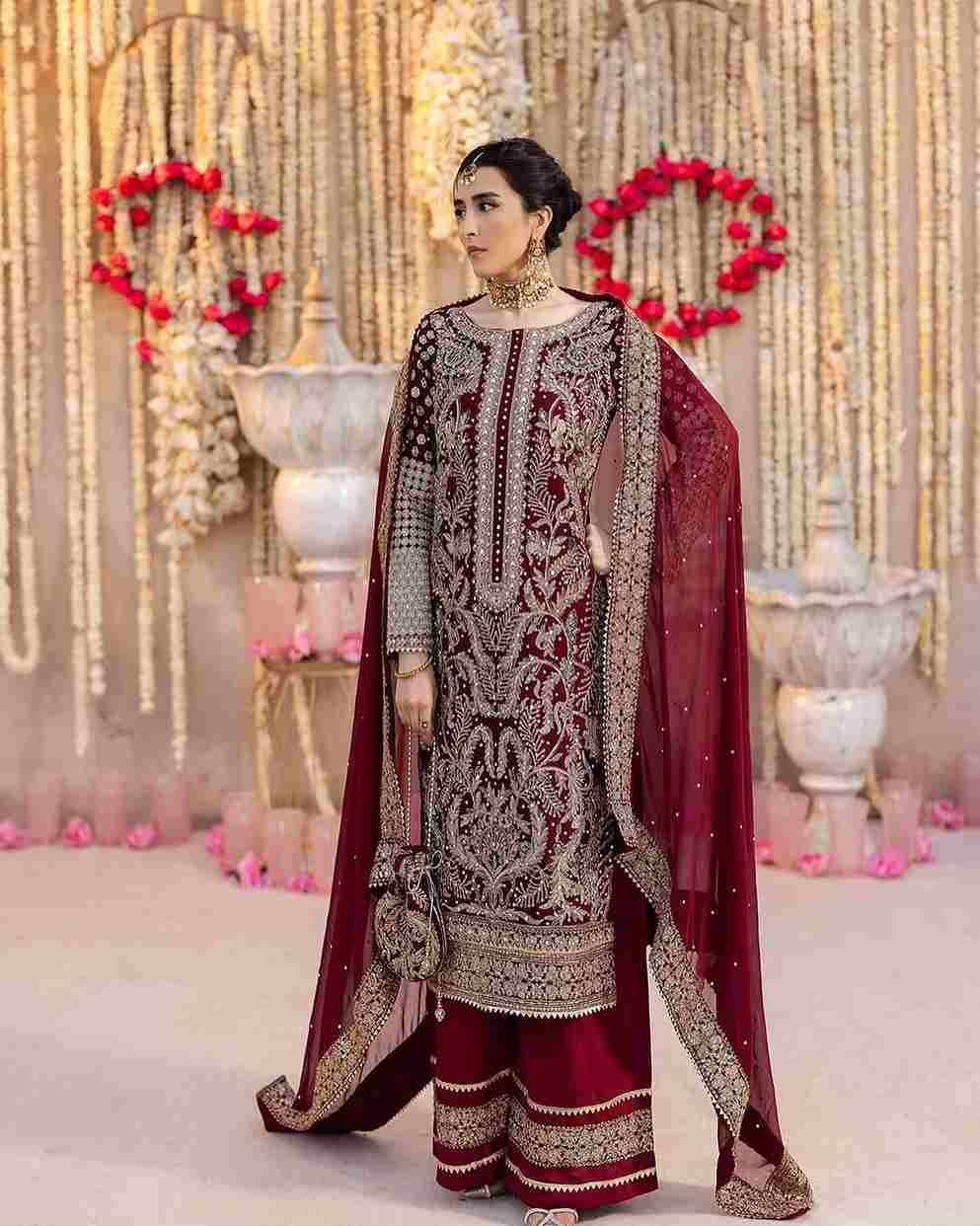Sf-1069 By Fashid Wholesale 01 To 02 Series Beautiful Stylish Fancy Colorful Casual Wear & Ethnic Wear Heavy Fuax Georgette Dresses At Wholesale Price