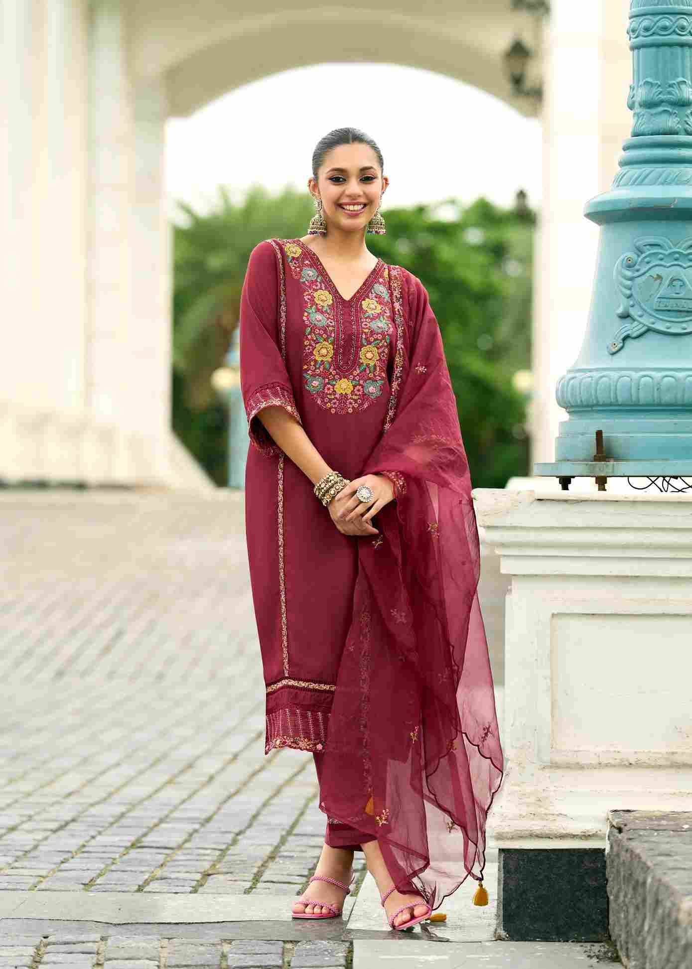 Khayaal By PRM Trendz 5119 To 5124 Series Beautiful Festive Suits Colorful Stylish Fancy Casual Wear & Ethnic Wear Mal Chanderi Dresses At Wholesale Price
