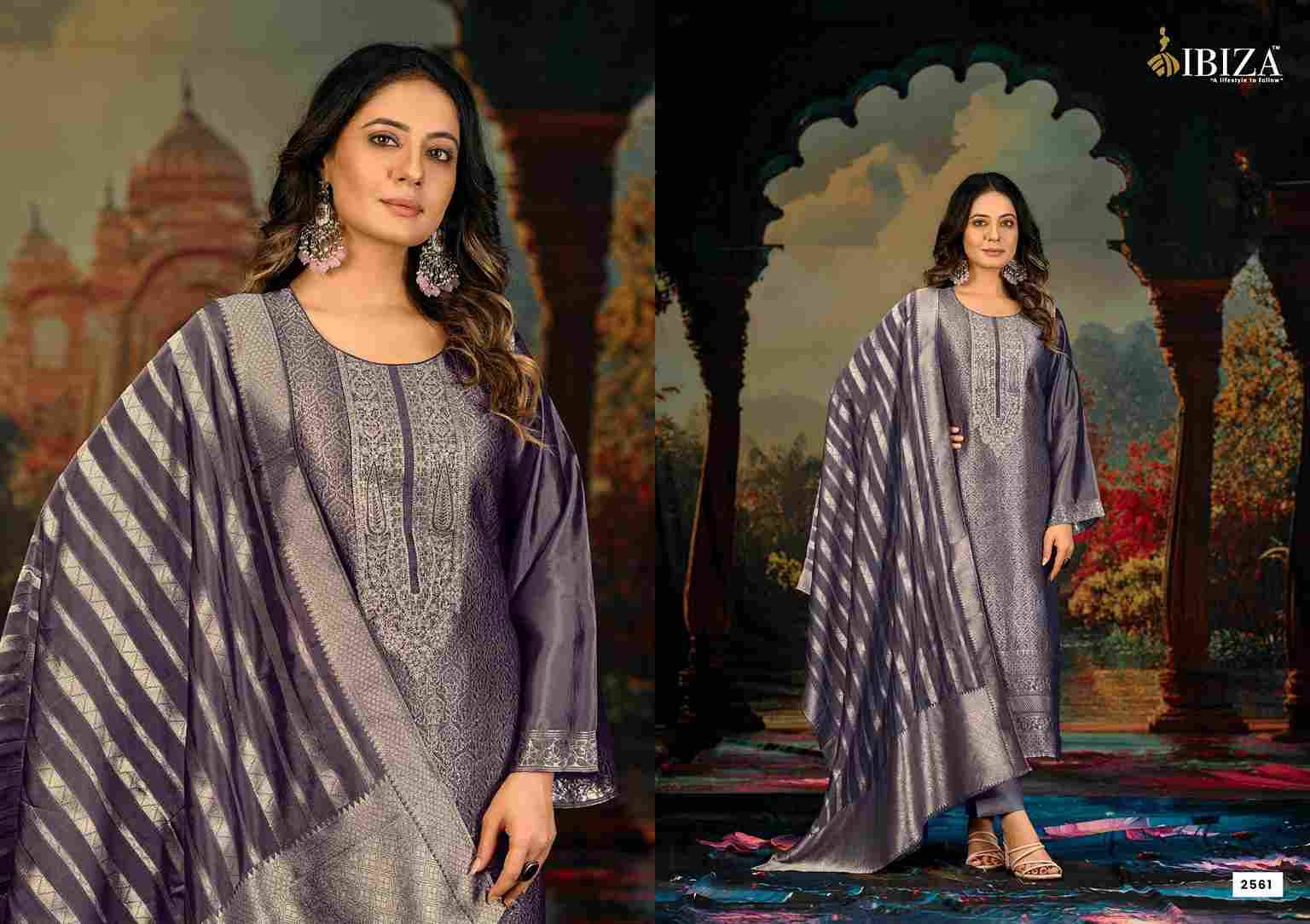 Rango Ka Jashn By Ibiza 2561 To 2564 Series Designer Festive Suits Beautiful Fancy Stylish Colorful Party Wear & Occasional Wear Pure Silk Jacquard Dresses At Wholesale Price