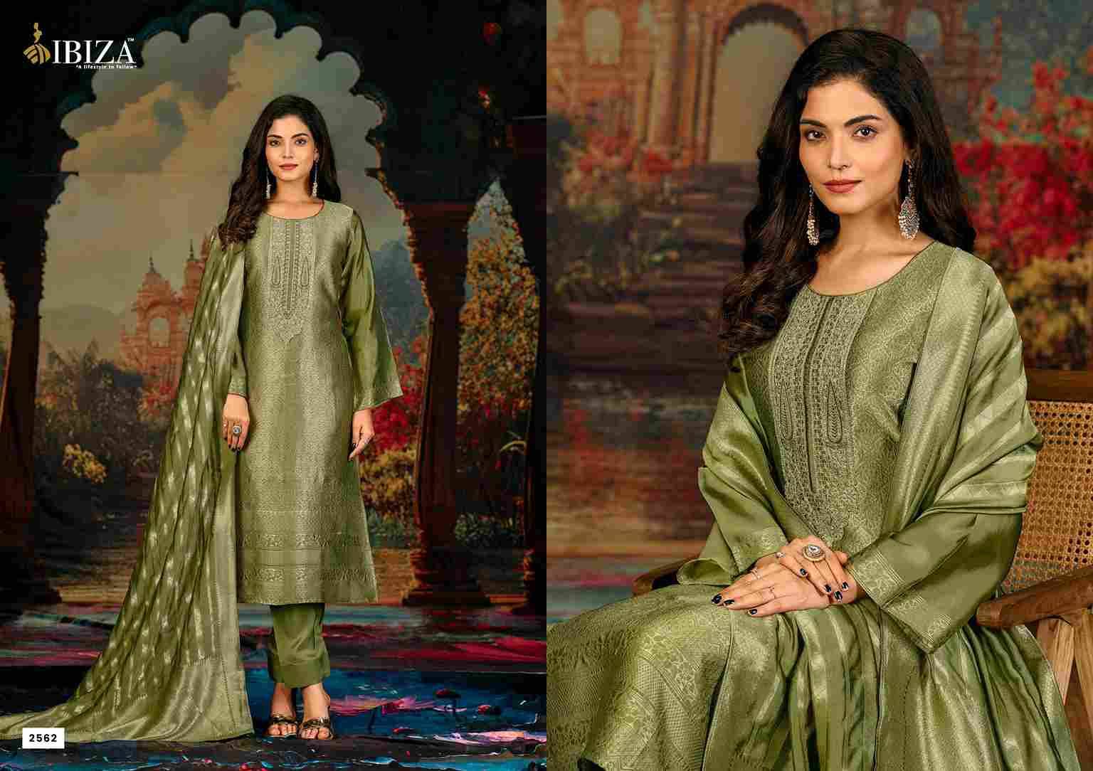 Rango Ka Jashn By Ibiza 2561 To 2564 Series Designer Festive Suits Beautiful Fancy Stylish Colorful Party Wear & Occasional Wear Pure Silk Jacquard Dresses At Wholesale Price