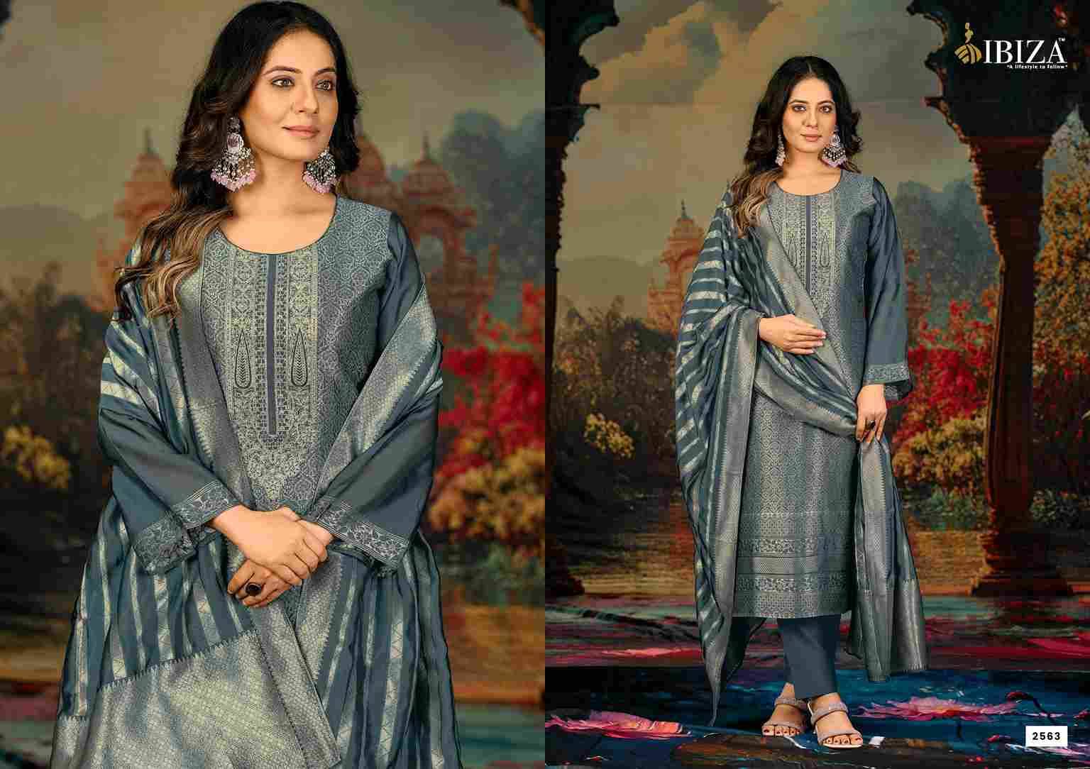 Rango Ka Jashn By Ibiza 2561 To 2564 Series Designer Festive Suits Beautiful Fancy Stylish Colorful Party Wear & Occasional Wear Pure Silk Jacquard Dresses At Wholesale Price